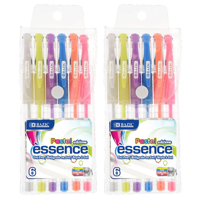 12 Gel Pens Pastel High Quality Fine Points Pen Adult Kids Coloring Books Drawing