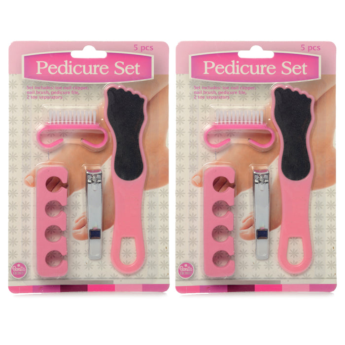 10pc Foot Care Pedicure Kit Rasp File Brush Toe Nail Clipper Tools Professional