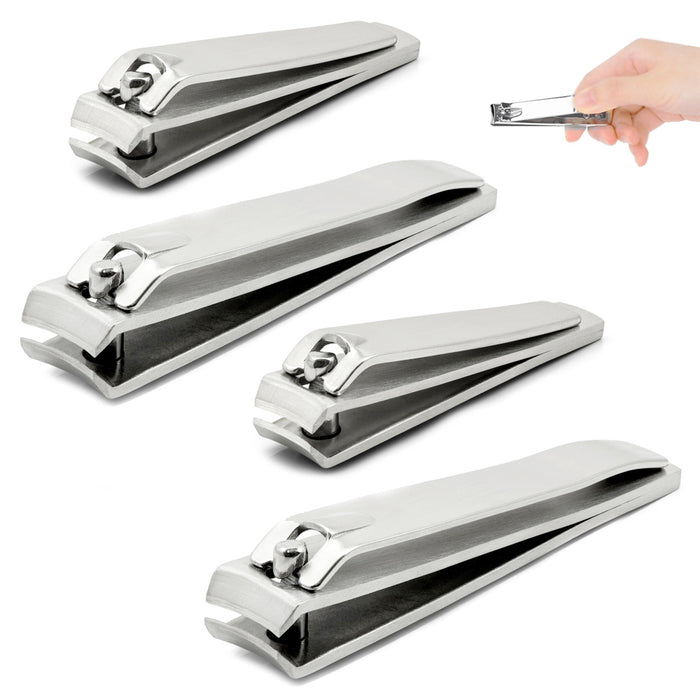 4X Toe Finger Nail Clipper Curved Edge Manicure Pedicure Cutter Tool Set Trimmer