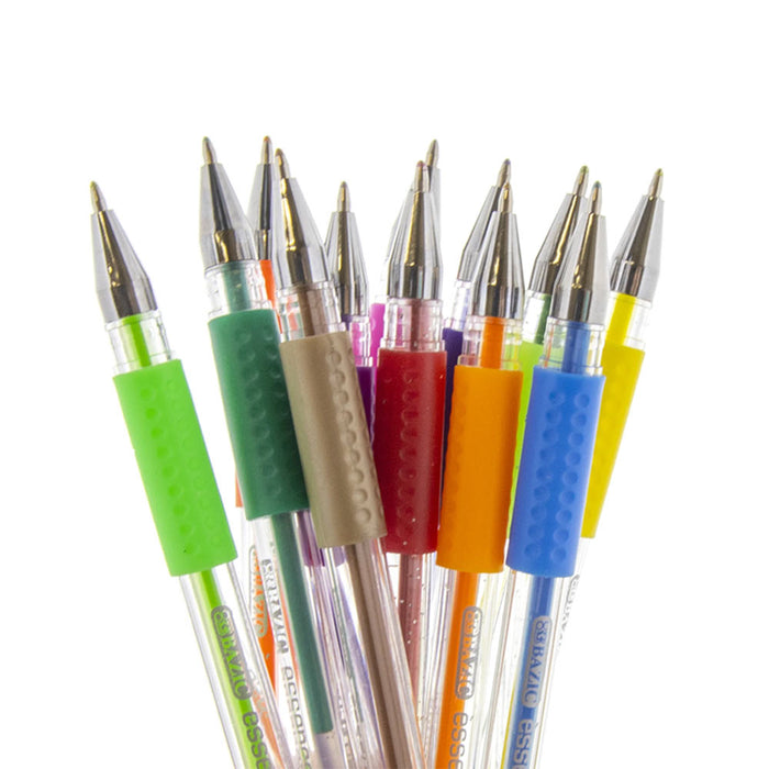 48 PC Scented Glitter Gel Pens Coloring Books Drawing Neon Metallic Scent Pen