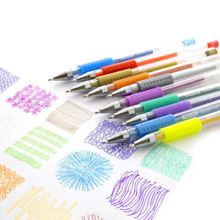 48 PC Scented Glitter Gel Pens Coloring Books Drawing Neon Metallic Scent Pen