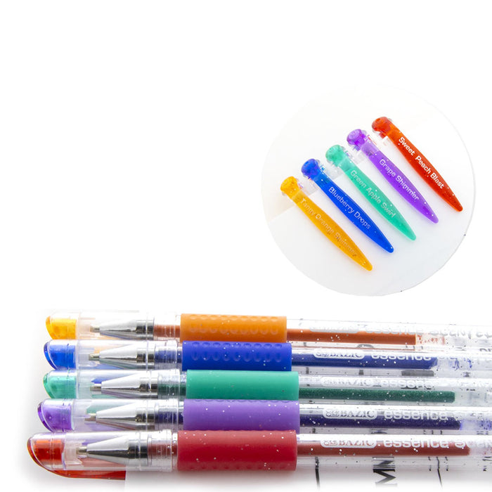 48 PC Scented Glitter Gel Pens Coloring Books Drawing Neon Metallic Scent Pen