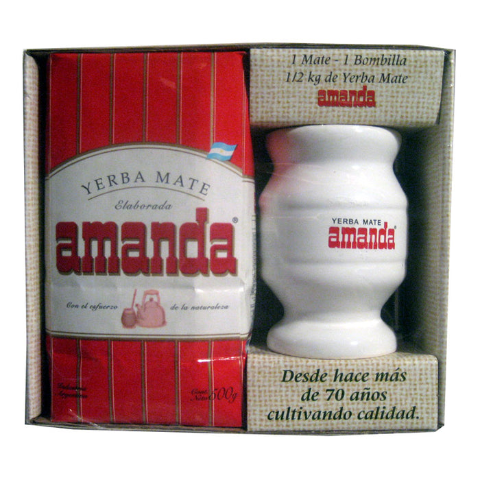 Mate Kit Gourd Cup Yerba Bombilla Straw Argentina Green Tea Amanda Bag Loose New