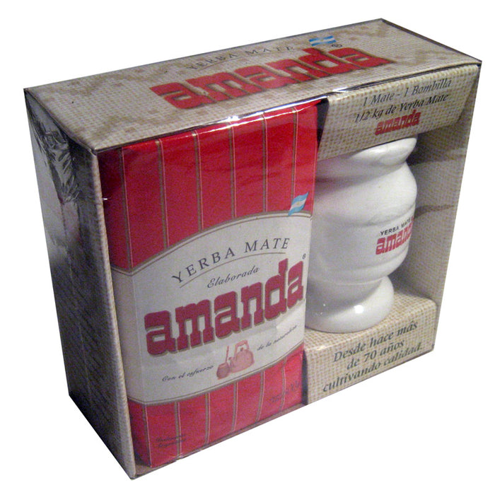 Mate Kit Gourd Cup Yerba Bombilla Straw Argentina Green Tea Amanda Bag Loose New
