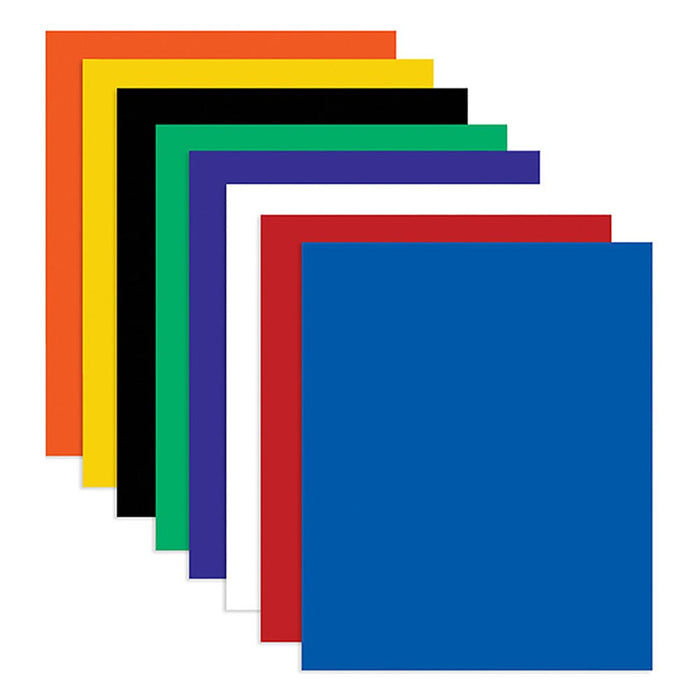 6 Multicolor Plastic Two Pocket Folders Portfolio 3  Letter Size