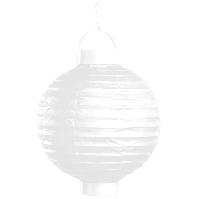 4 Chinese Lanterns Yard Lights LED Multicolor Round Wedding Party Decoration 9"