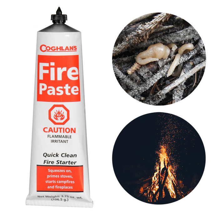 Coghlans Fire Paste Survival Camping Fire Starters Odorless Emergency 3.75oz