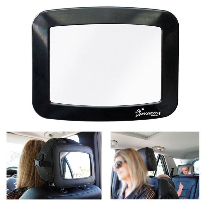 Baby Car Mirror Infant Rear Facing Seat Wide Clear View Shatterproof Adjustable