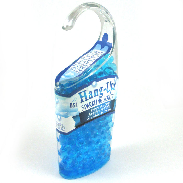 1 Gel Crystals Beads Hanging  Instant Air Freshener Odor Eliminator Summer Linen