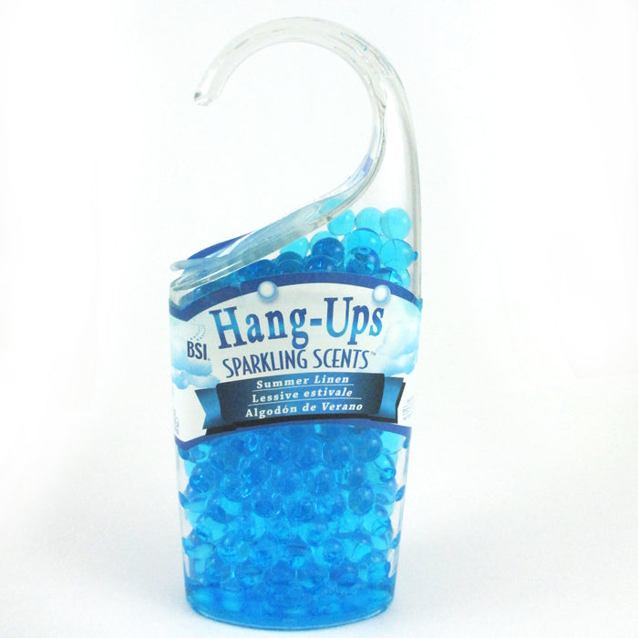 1 Gel Crystals Beads Hanging  Instant Air Freshener Odor Eliminator Summer Linen