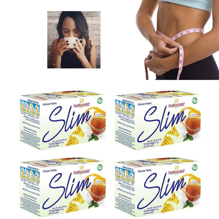 48 Slim Tea Bags Natural Weightloss Herbs Senna Lemongrass Infusion Herbal Blend