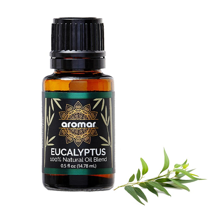 Aromatherapy Pure Natural Eucalyptus Essential Oils Diffuser Burner Fresh 0.5oz