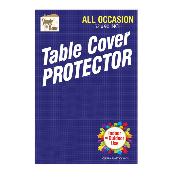 Clear Vinyl Tablecloth Protectors Cover Wedding Banquet Party Waterproof 52 X 90
