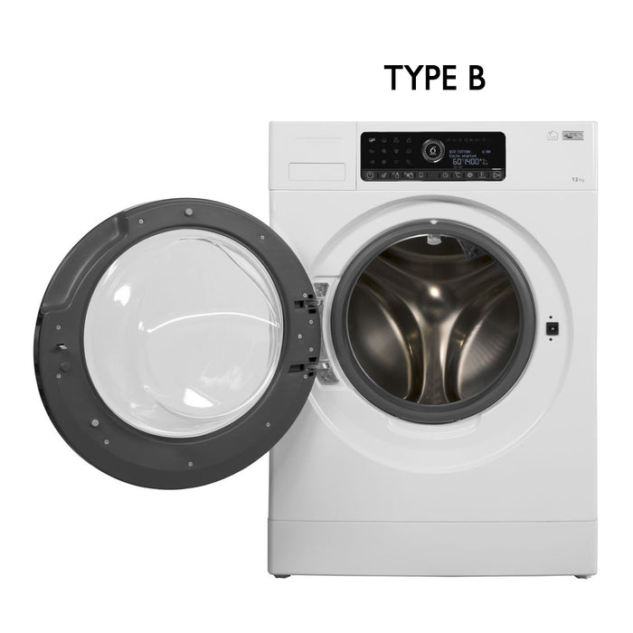 3 Set Waterproof Washing Machine Zippered Top Dust Cover Protection Type B Front