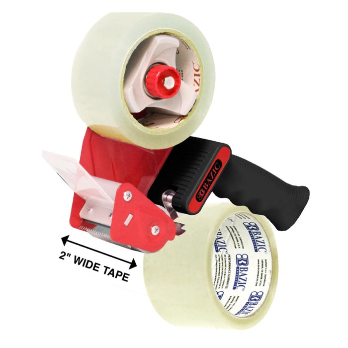 Heavy Duty Tape Gun Dispenser 2 Shipping Clear Packaging Rolls Strong Seal Box