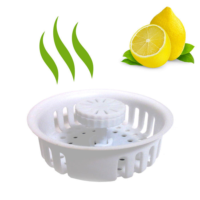 1 Scented Kitchen Sink Stopper Strainer Filter Basket Freshens Drain Plastic
