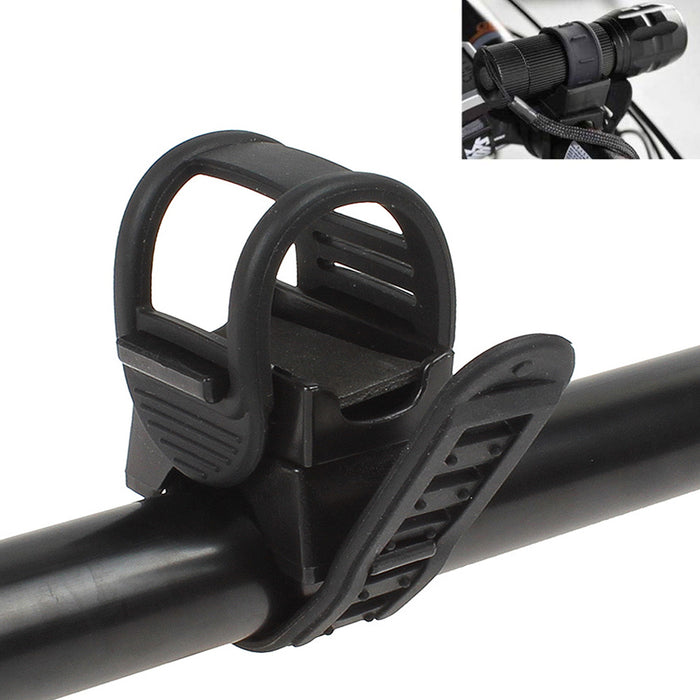 Bicycle Bike Flashlight Mount Holder 360" Swivel Adjustable Strap Universal Safe