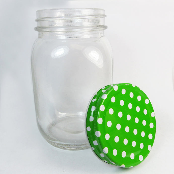 5 Lot Clear Mason Jars 18oz Glass W Lids Jelly Bridal Canning Pint Wedding Store