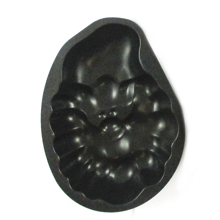 Christmas Santa Claus Baking Pan Mold Metal Cookie Mini Cake Stocking Stuffer !