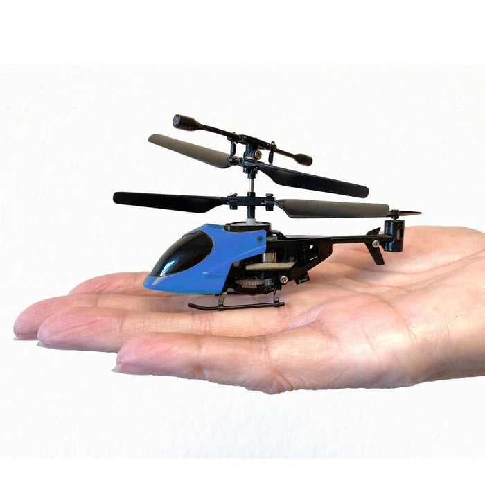 Mini RC Helicopter Phantom Metal Led Speed Remote Control 3.5 Channel Kids Adult