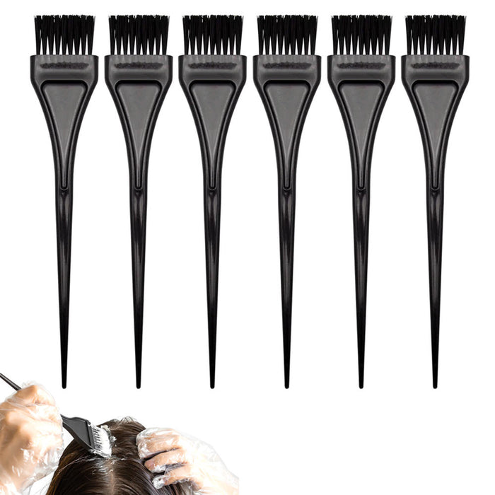 6 PC Small Tint Brush Set Hair Color Dying Applicator Brush Salon Coloring Tools