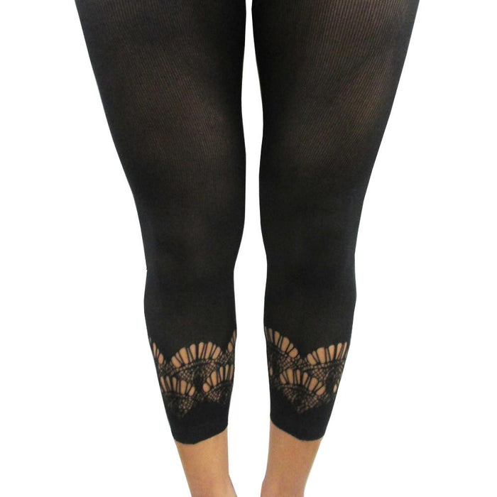 Footless Tights Pantyhose Stocking Tight Stripper Anklet Band Lingerie Panties