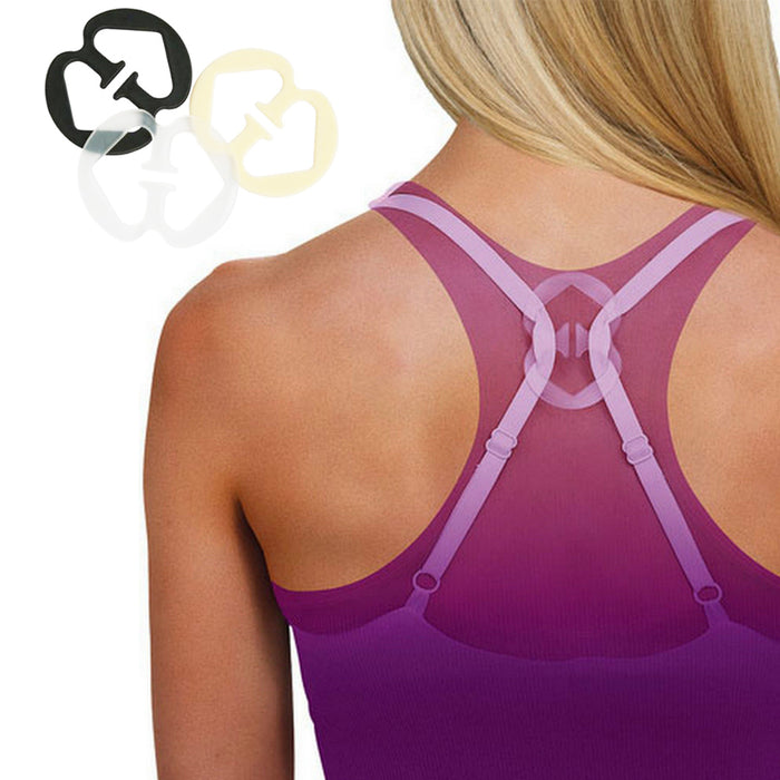 6 x Bra Strap Concealer Clip Perfect Lift Max Cleavage Control Racerback