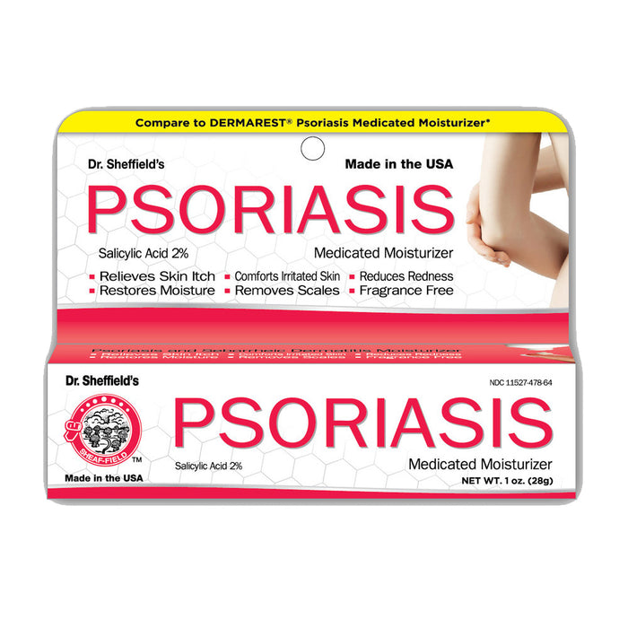 2 PC Psoriasis Cream Medicated Moisturizer Rashes Itchiness Redness Skin Relief