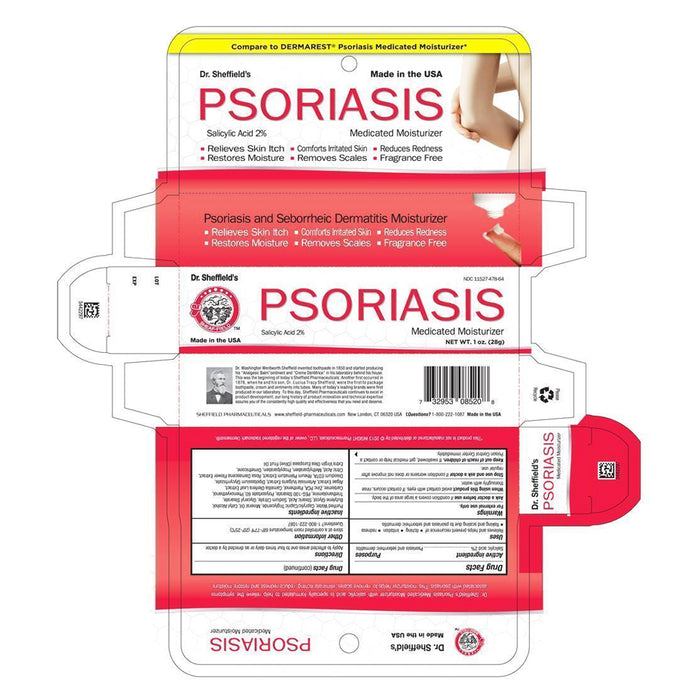 2 PC Psoriasis Cream Medicated Moisturizer Rashes Itchiness Redness Skin Relief