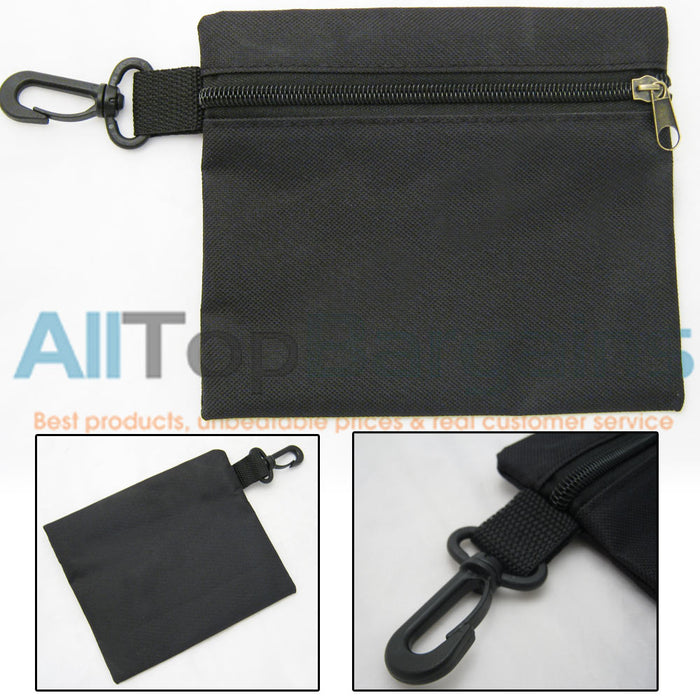 3 Pack Lot Multi Purpose Zippered Organizer Clip On Tool Pouch Bags Hanging Case