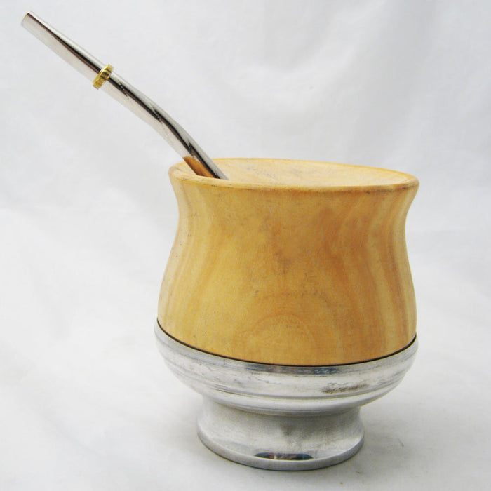 ARGENTINA MATE GOURD YERBA TEA WITH STRAW BOMBILLA KIT HEALTHY DIET DRINK 263 !