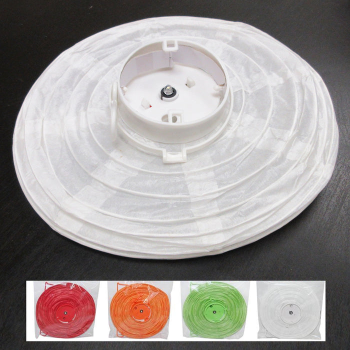 3X Multi Colors Round Chinese Paper LED Lanterns Lights Wedding Party Decoration