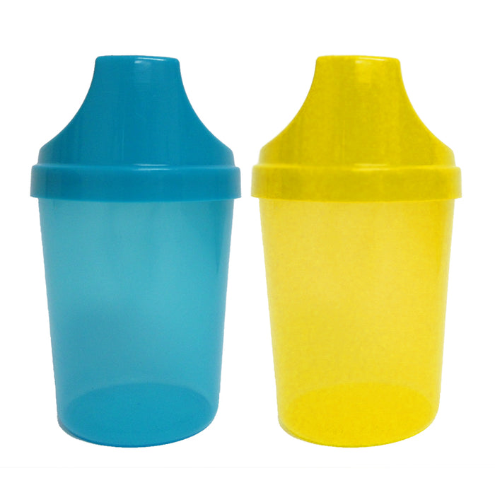 2Pc Kids Cups with Lids Toddler Trainer Sippy Cup Drinking Juice Bottle BPA Free
