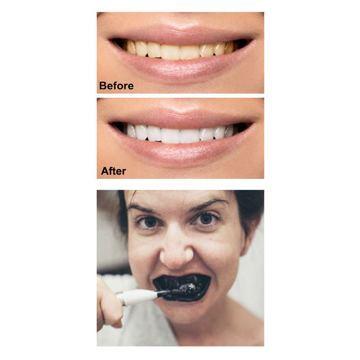 Brush Buddies Herbal Toothpaste Infused Activated Charcoal Cool Mint Whitens New