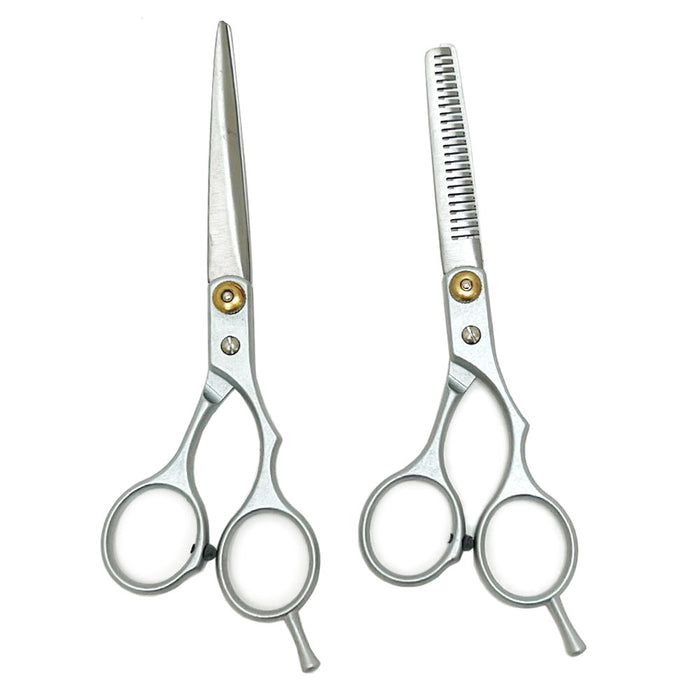 3 Stainless Steel Professional Hair Cutting Scissors Thinning Barber Case Salon
