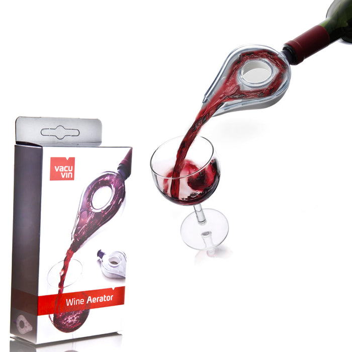 Vacu Vin Red Wine Aerator Bottle Topper Pourer Aerating Decanter Pour Filter !