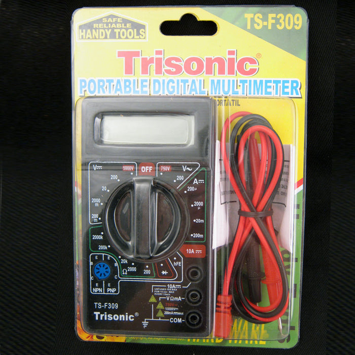 Portable Digital Multimeter Lcd AC DC Voltage Electronic Meter Tester Voltmeter
