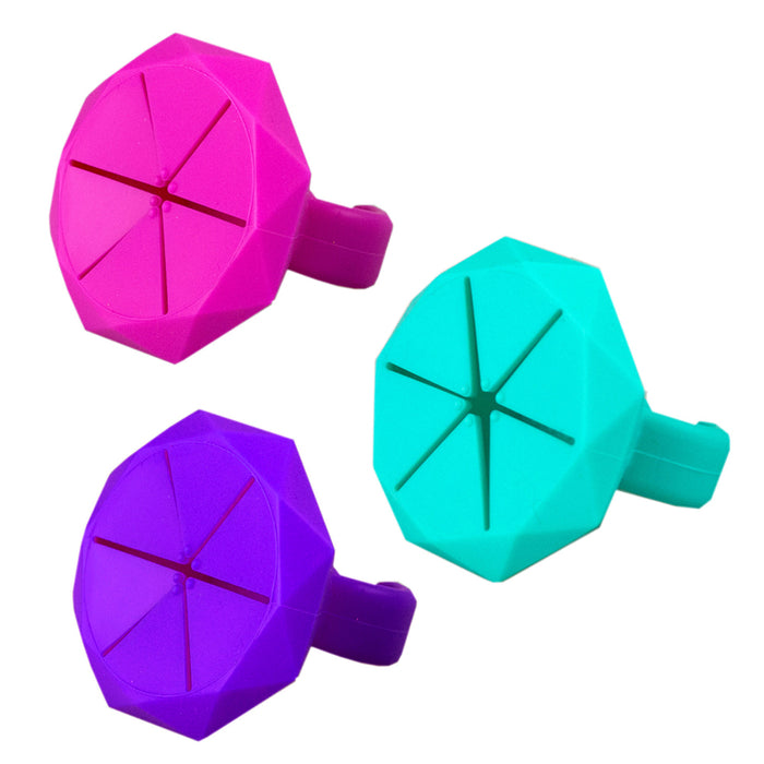 1PC Wearable Nail Polish Bottle Holder Ring Finger Silicone Display Manicure Spa