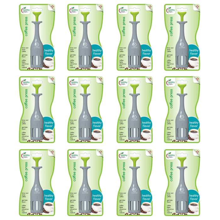 12 Jokari Healthy Steps Single Serve One Cup Style French Coffee Press Wholesale