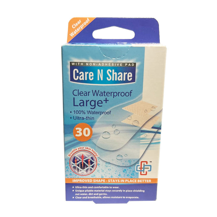 60ct Clear Waterproof Bandages Wound Dressing Adhesive Patches Post Surgical IV