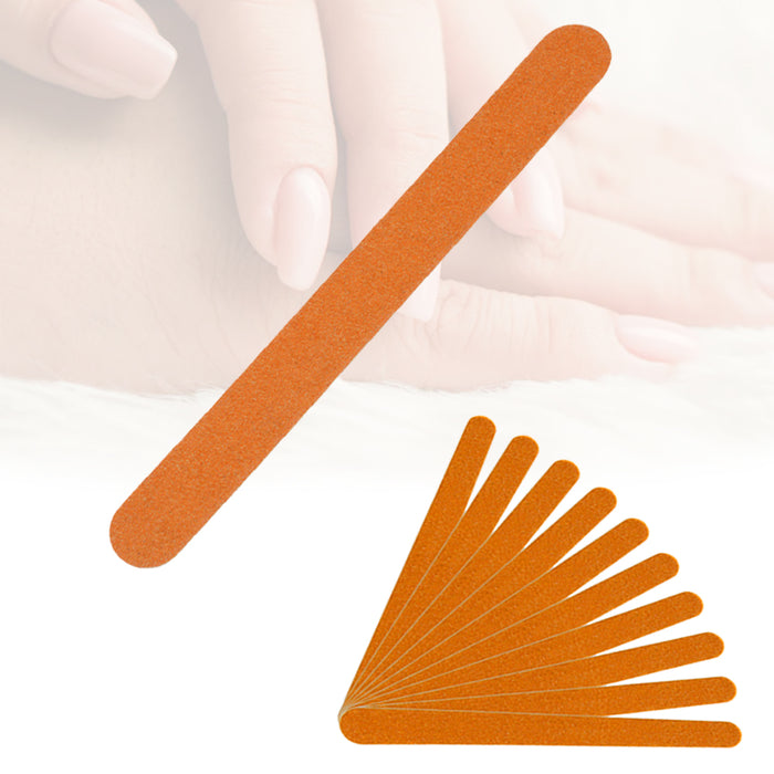 40 Pc Nail Files Emery Board 4.5" Double Sided Gel Manicure Pedicure Beauty Spa