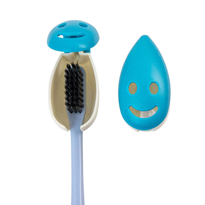 5 PC Set Toothbrush Holder Caps Toothpaste Squeezer Case Portable Protector Kids