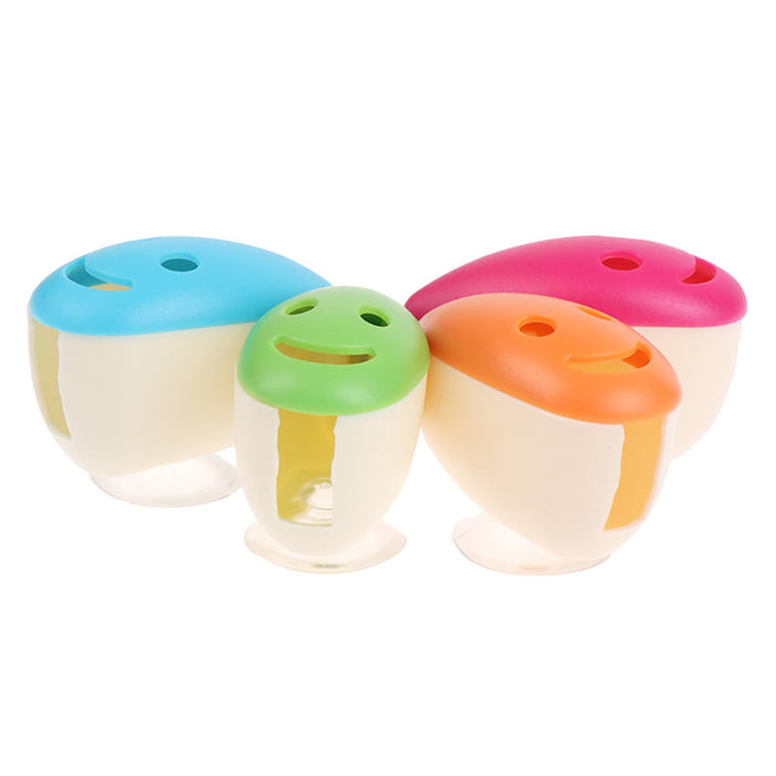 5 PC Set Toothbrush Holder Caps Toothpaste Squeezer Case Portable Protector Kids