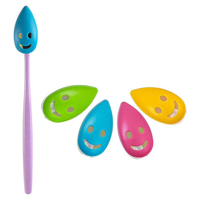 5 PC Set Toothbrush Holder Caps Toothpaste Squeezer Case Portable Protector Kids