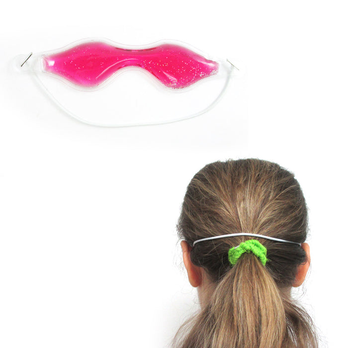 Gel Eye Mask Reusable Ice Pack Cooling Eye Mask Hot Cold Compress for Puffy