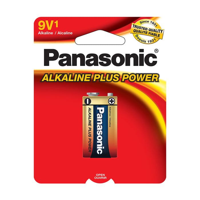 1 Pack Alkaline Plus Battery or Carbone Zinc  9V Long Lasting Power Source 9 Volt General Purpose