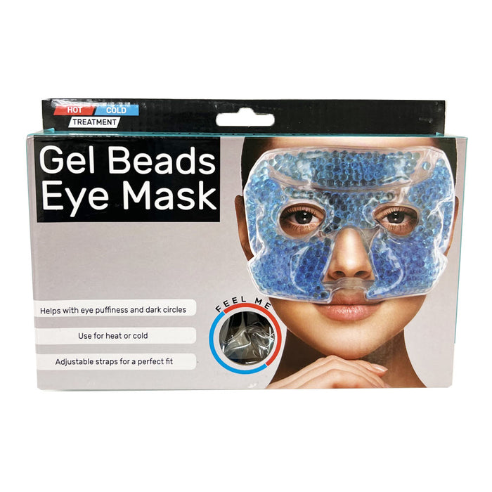 Gel Beads Eye Mask Hot Cold Therapy Warm Cooling Facial Headaches Stress Relief