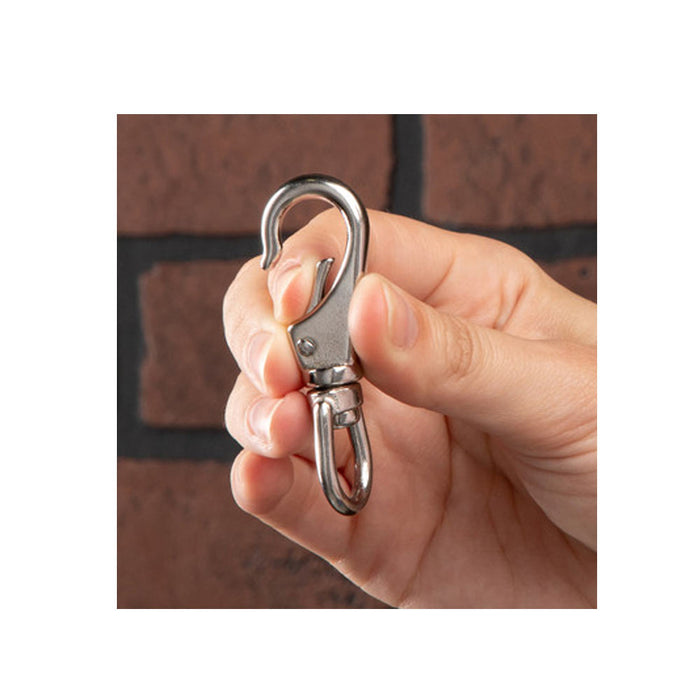 2 Pack Chrome Swivel Snap Hooks Hanging Hammock Chair Hammock Swivel Hook Snap