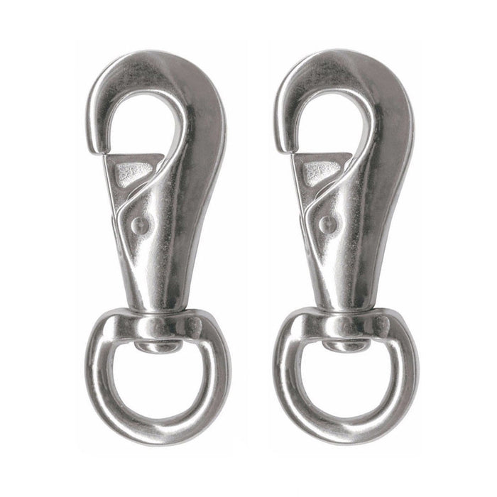 2 Pack Chrome Swivel Snap Hooks Hanging Hammock Chair Hammock Swivel Hook Snap