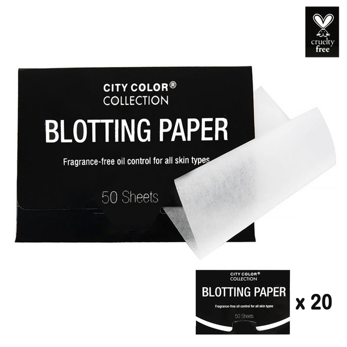 1000 Count Oil Absorbing Tissues Blotting Paper Sheets Facial Skin Care 20 Packs
